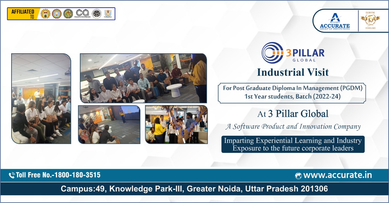 Industrial Visit for Post Graduate Diploma in Management(PGDM) 1st Year students